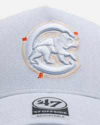47 Brand Chicago Cubs 'Overstitch' 47 Offside Snapback Light Blue