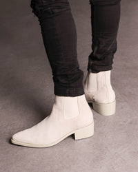 Saint Morta Nomad Pointy Toe Chelsea Boot Light Grey