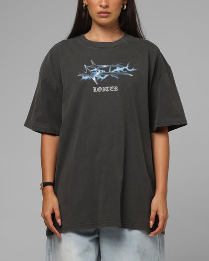 Loiter Frontier T-Shirt Black Wash