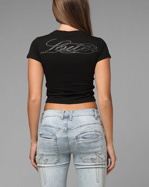 Loiter Women's Opaque Baby T-Shirt Black