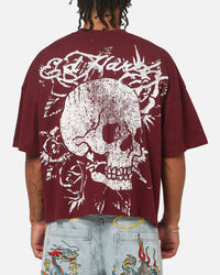 Ed Hardy Fade T-Shirt Wine