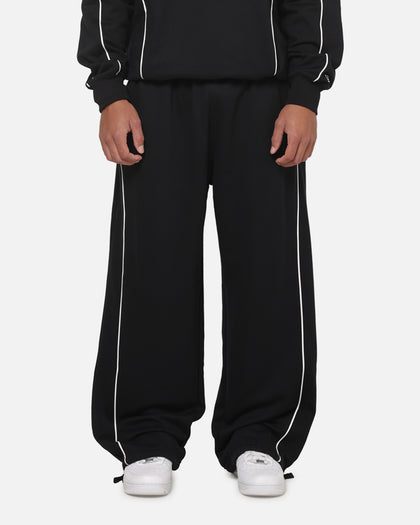 New Era Wide Leg Trackpants Black