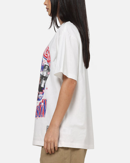Mitchell & Ness Allen Iverson Star Burster T-Shirt Vintage White