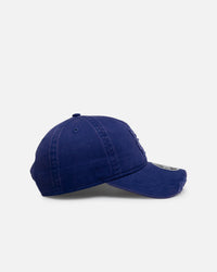 New Era Los Angeles Dodgers 'Snow Washed Fray' 9FORTY A-Frame Unstructured Snapback Dark Royal
