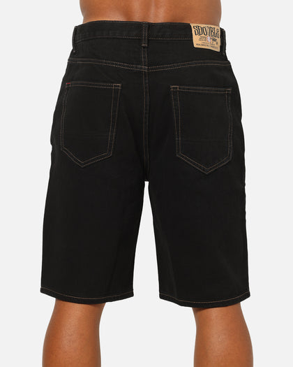 S Double Denim Standard Shorts Raw