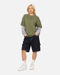 X-Large 91 Double Layer T-Shirt Pigment Olive