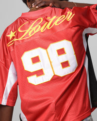 Loiter End Zone Jersey Red