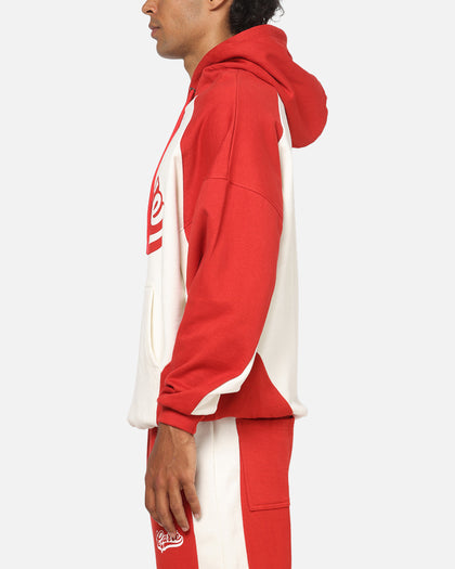 Carre Sport C Hoodie Off White/Red