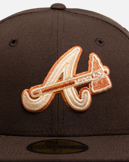 New Era Atlanta Braves 'Walnut' 59FIFTY Fitted Dark Brown