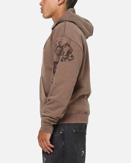 Saint Morta Baroque Zip Hoodie Pigment Washed