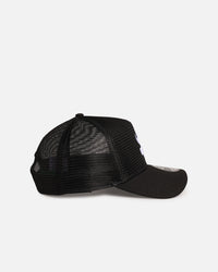 New Era North Queensland Cowboys 'NRL Mesh Crown' 9FORTY A-Frame Trucker Snapback Black