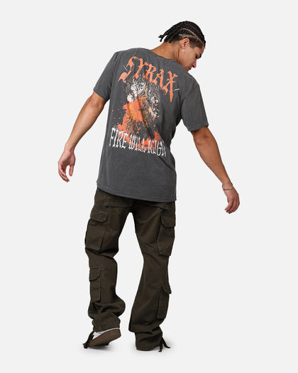 Ripple X Game Of Thrones 'House Of The Dragon' Syrax T-Shirt Washed Black