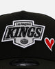 New Era Los Angeles Kings 'Team Color Hearts' 9FORTY A-Frame Snapback Official Team Color