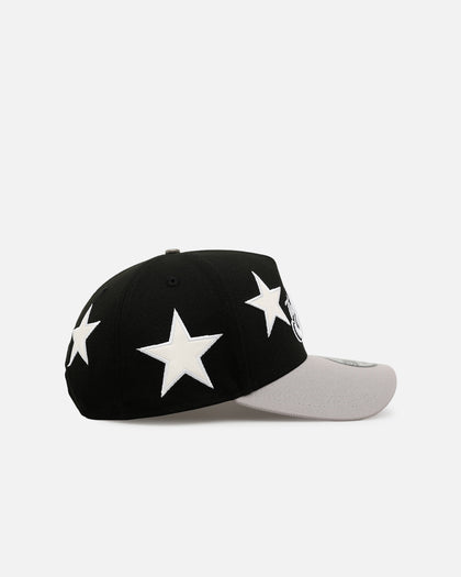 New Era Atlanta Braves 'Stars' 9FORTY A-Frame Snapback Black/Grey