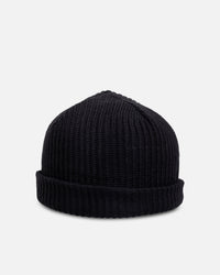S Double Red Cube Low Beanie Black