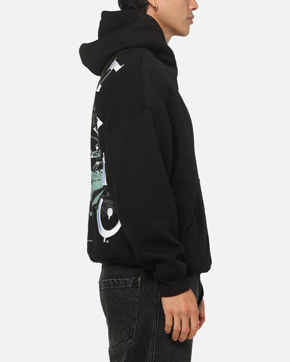 73Studio X Halo Logo Hoodie Black