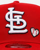 New Era St. Louis Cardinals 'Baseball Hearts' 9FORTY A-Frame Snapback Official Team Color