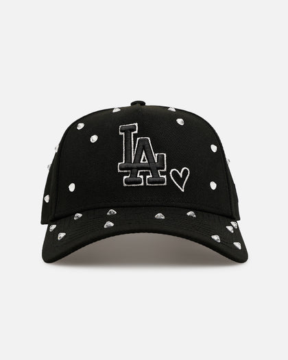 New Era Los Angeles Dodgers 'Black Satin Hearts' 9FORTY A-Frame Snapback Black