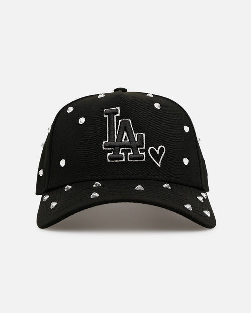 New Era Los Angeles Dodgers 'Black Satin Hearts' 9FORTY A-Frame Snapback Black