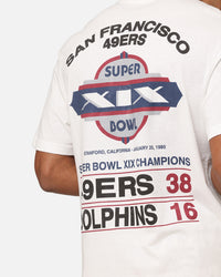 Mitchell & Ness Super Bowl XIX Match Up T-Shirt Vintage White
