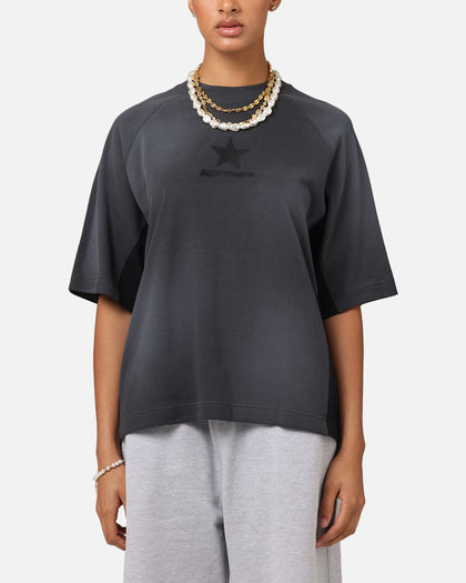 Loiter Daytona Panel T-Shirt Washed Black