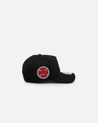 New Era Oakland Athletics 'Satin Scarlet' 9FORTY A-Frame Snapback Black/Scarlet