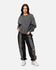 Carre Avenue Ribbed Crewneck Black