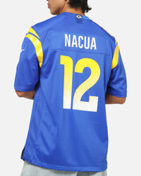 Nike Los Angeles Rams Puka Nacua #12 Home Game NFL Jersey Blue