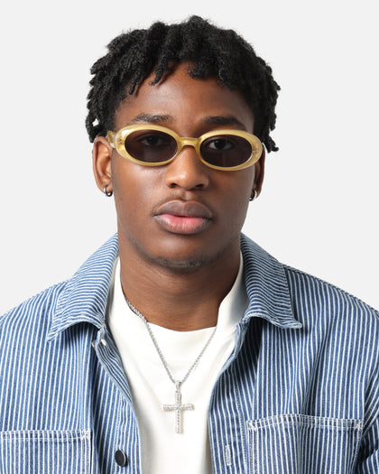 Le Specs Work It Sunglasses Champagne