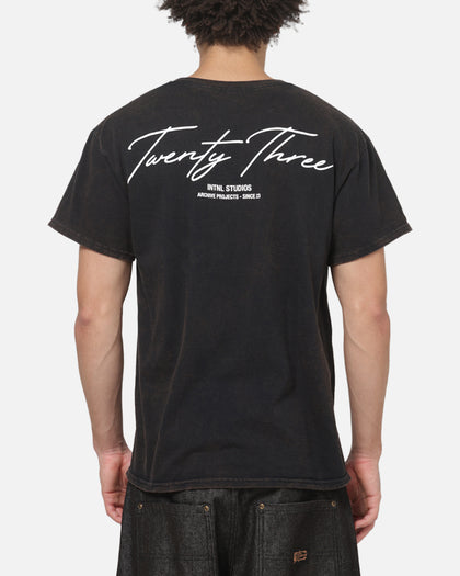 XXIII Script T-Shirt Black/White