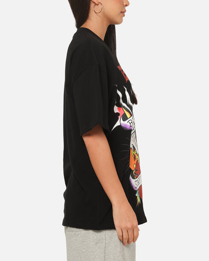 Ed Hardy Brave Hearts T-Shirt Black