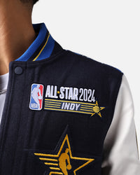 Pro Standard NBA All Star Game 2024 Wool Varsity Jacket Midnight Navy/Royal
