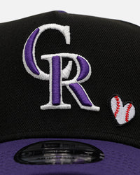 New Era Colorado Rockies 'Baseball Hearts' 9FORTY A-Frame Snapback Official Team Color