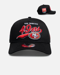 New Era San Francisco 49ers  "NFL OTC Script" 9Forty A-Frame Snapback Black