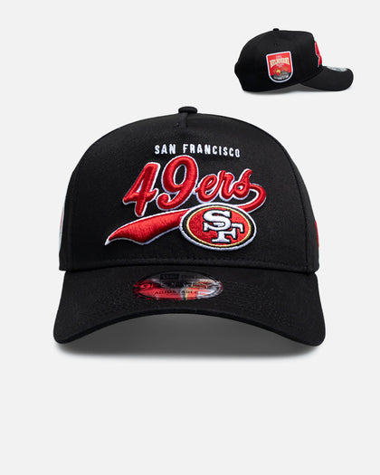 New Era San Francisco 49ers  "NFL OTC Script" 9Forty A-Frame Snapback Black