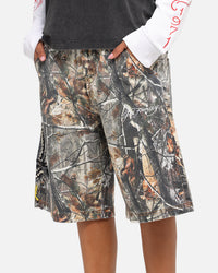 Ed Hardy Eagle Jorts Real Tree Camo