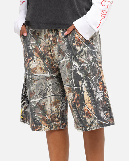 Ed Hardy Eagle Jorts Real Tree Camo