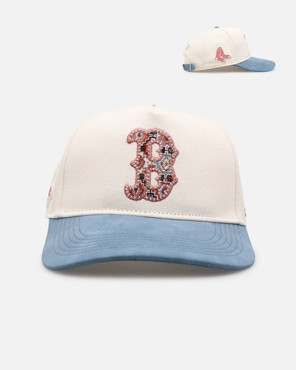 Pro Standard Boston Red Sox 'Tapestry' Pinch Front Strapback Natural