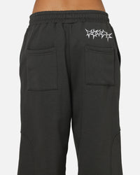 Carre Off Grid Panelled Trackpants Dark Grey