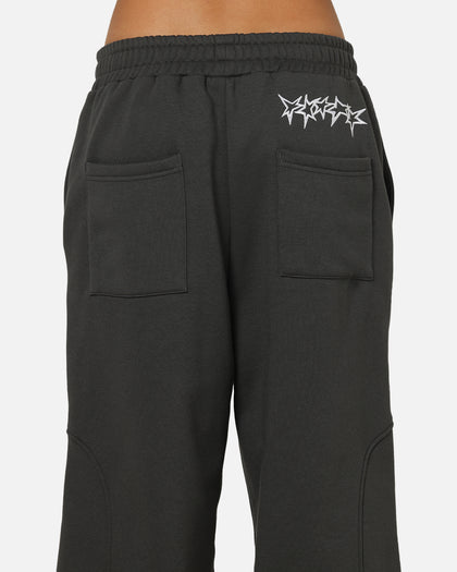 Carre Off Grid Panelled Trackpants Dark Grey