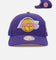 Mitchell & Ness Los Angeles Lakers 'Pink Side Patch' Pro Pinch Snapback Official Team Color