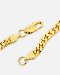 Saint Morta Flat Faced Curb Chain Gold