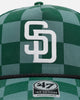 47 Brand San Diego Padres 'Checkerboard' 47 Hitch Snapback Green