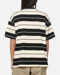 Carre Collective Stripe T-Shirt Black/Off White