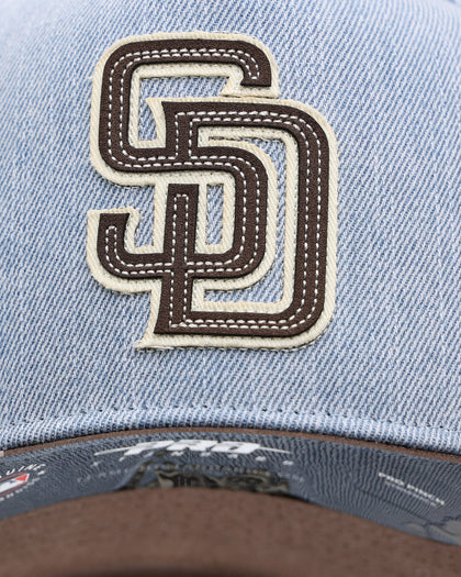 Pro Standard San Diego Padres 'Denim Suede' Pro Pinch Strapback Denim