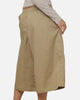 Nike Women's Sportswear Oversized Mid-Rise Parachute Shorts Beige
