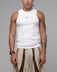 Loiter Hybrid Tank Off White