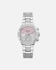 Guess Mainline Harlow Pink Silver Bracelet Watch Silver