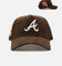New Era Atlanta Braves 'Cord Tones' 9FORTY A-Frame Snapback Walnut