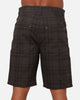 Carre Avenue Jorts Black Plaid